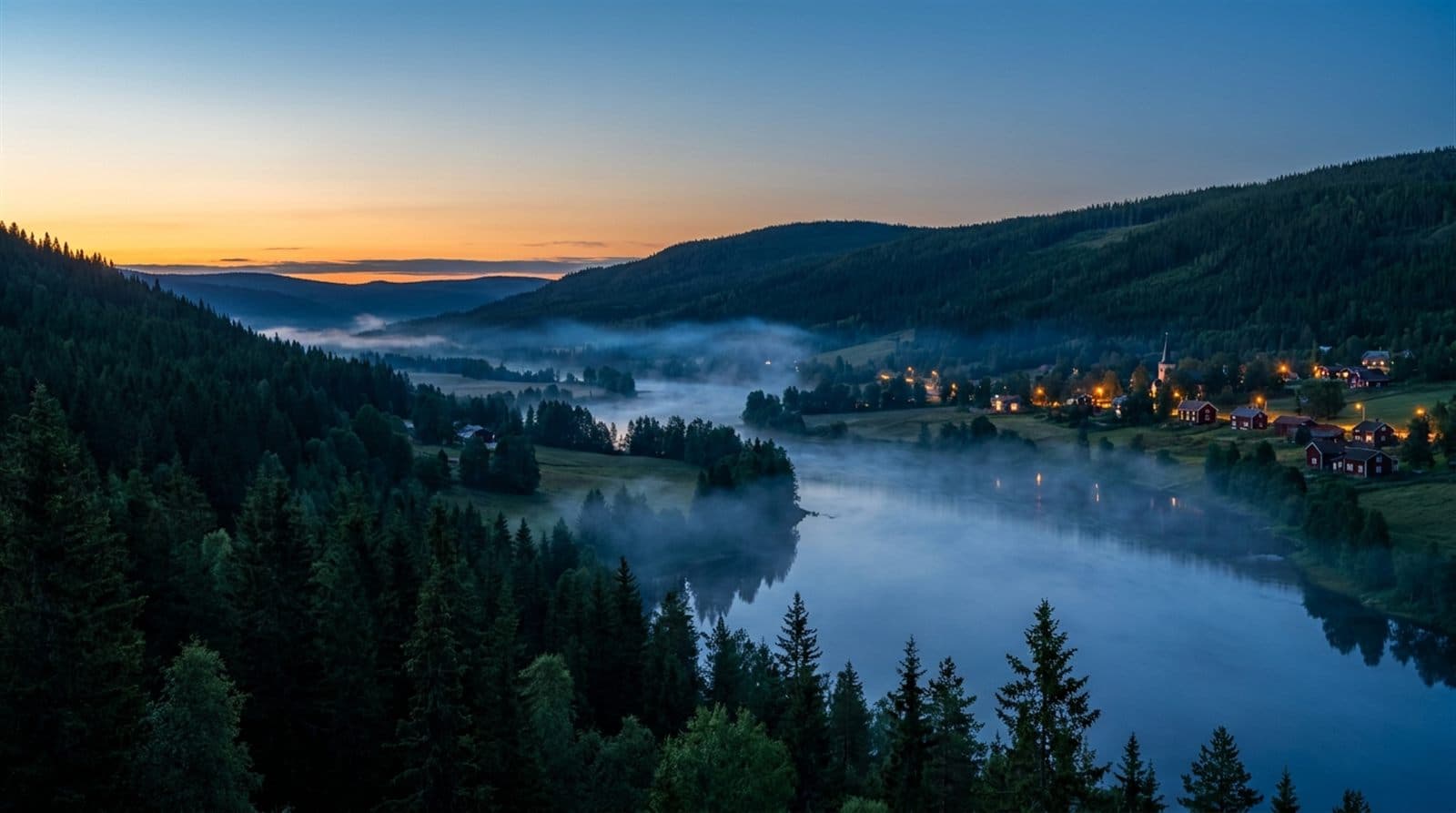 Ragundadalen i skymning